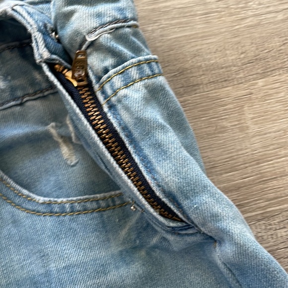 Sadie & Sage | Distressed Denim Overalls - Picture 5 of 8